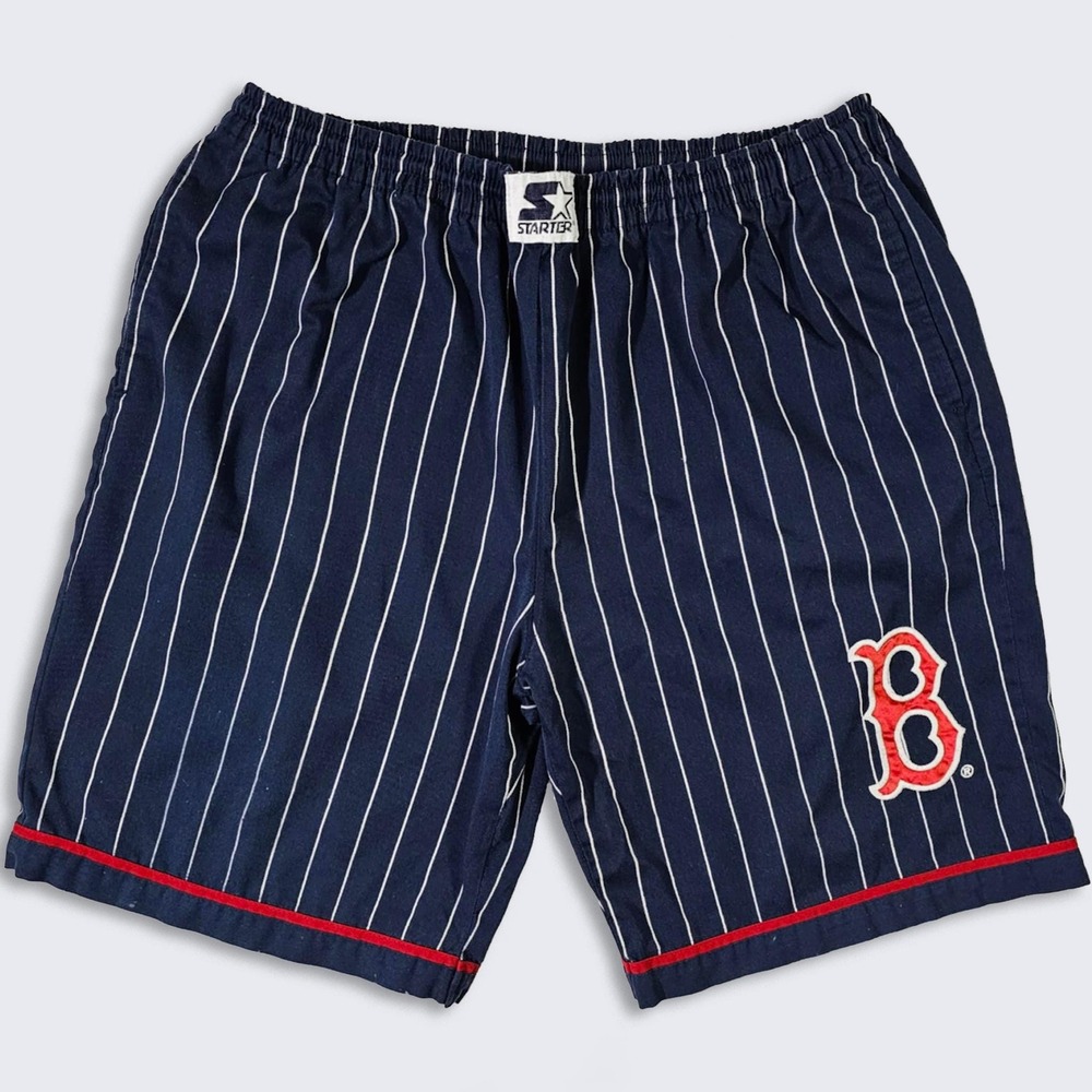 Boston Red Sox Vintage 90s Starter Pin Stripe Shorts
